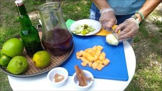 SANGRIA CASERA FÁCIL Y DELICIOSA [upl. by Rocco]