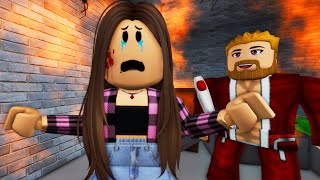 MY CREEPY NEIGHBOR TRIED TO KILL ME Roblox Brookhaven  CoxoSparkle2 [upl. by Philemol]