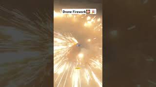 Drone Firework🎇 shorts youtube youtubeshorts diwali fireworks crackers drone ajempire love [upl. by Aihsilef281]