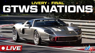 🔴 Gran Turismo 7  GTWS Nations amp Livery Final  Live Stream🔴 [upl. by Hyacintha]