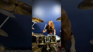 Blackfoot  Train Train Drum Cover  Drummer Cam Performed Live By Female Drummer Lauren Young [upl. by Suellen]