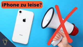 Dein iPhone Lautsprecher ist zu Leise Das kannst Du tun [upl. by Kapor971]