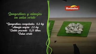 Langostinos y almejas en salsa verde [upl. by Ibbetson]