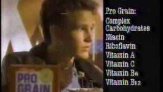 1980s Pro Grain Cereal Commercial [upl. by Adirf940]