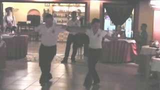 Greek dancing at Zorbas Agios San Stefanos Corfu [upl. by Ohare]