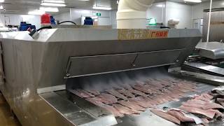 Liquid Nitrogen IQF Tuunel Freezer for Frozen Fish Fillet [upl. by Eardnaed]