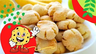 💖 Lemon cookies  crispy vegan cookies recipe  eggless  how to make easy lemon cookies [upl. by Amle]