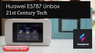 Huawei E5787 Portable LTE Router Unboxing [upl. by Aerahs]