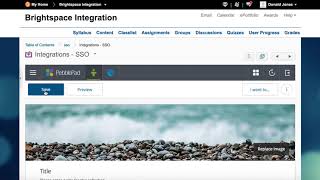 How PebblePad and Brightspace Integrate [upl. by Aritak]