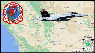 Military Aviation Audio Over Central California  March 6 2024 [upl. by Ihtak]