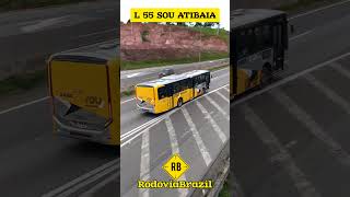 LINHA 55 sou Atibaia BR 381 Fernão Dias Km 41 rodoviabrazil short shorts urbano [upl. by Kay]