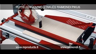 Plytelių pjovimo staklės Raimondi Pikus [upl. by Goeselt]