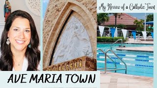 Ave Maria FL the Town MY REVIEW Schools what to do jobs Catholicish Town in Florida [upl. by Thunell]