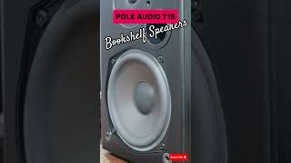 POLK AUDIO T15 Bookshelf Speaker Bass Test [upl. by Fifine747]