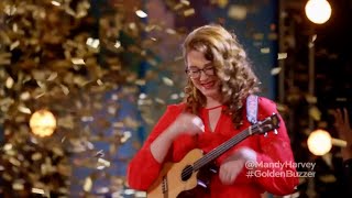 Deaf Singer Mandy Harvey INSPIRING Others Through Original Song Try [upl. by Odla216]