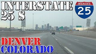 I25 South  Denver to Colorado Springs  Colorado  4K Highway Drive [upl. by Vada638]