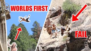 INSANE CLIFF JUMPING IN CALIFORNIA [upl. by Silecara]