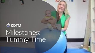 Developmental Milestones quotTummy Time With Your Babyquot  Kids On The Move  KOTMorg [upl. by Sisi]