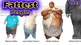 The Fattest People In HistoryWeight ComparisonFattest people data [upl. by Anaer]