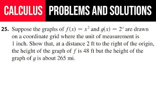 25 Suppose the graphs of fxx2 and gx2x are drawn on a coordinate grid where the unit of [upl. by Raybin]