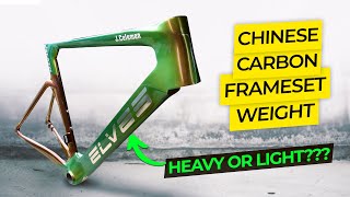 How much does my Cheap Chinese Carbon Frameset Weigh  Part 3 [upl. by Nonrev]