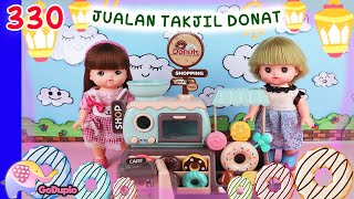 Mainan Boneka Eps 330 Rena Nene Jualan Takjil Donat  Goduplo TV [upl. by Yllrebmik]