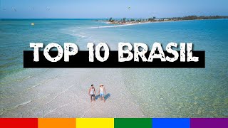 Top 10 Lugares Incríveis para Viajar no Brasil [upl. by Hoon]