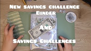 Introducing the New Savings Challenge Binder New Savings Challenges  Lets Save Some Money [upl. by Gimpel]