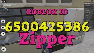 ZIPPER Roblox Song Codes [upl. by Nolur793]