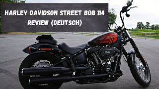 Harley Davidson Street Bob 114 2021 FXBBS Review  Motovlog 1 [upl. by Iek865]