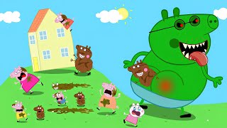 Zombie Apocalypse Peppa And Friends Turn Into Zombies   Peppa Pig Funny Animation [upl. by Buckie]