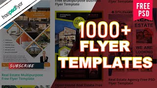 Free PSD Flyer Templates Download [upl. by Nitsu694]