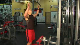 How to Do Lat Pull Downs for Back Strength [upl. by Leviram574]