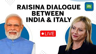 Live  PM Modi with Italy PM Giorgia Meloni  Raisina Dialogue  G20 India [upl. by Hugh895]