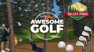 AWESOME GOLF  VALLEY PINES from the TIPS [upl. by Egduj]