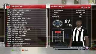 PES 2014  BEŞİKTAŞ KADRO LİSTESİ [upl. by Eidnac]