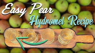 How to Make a 65 Pear Session Mead Hydromel at Home [upl. by Armbruster]