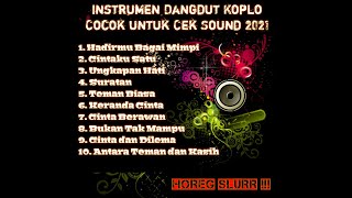 Instrumen Dangdut Koplo Cocok untuk Cek Sound  Lagu Hits 2020 [upl. by Munshi696]