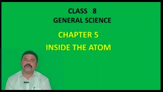 CLASS 8 SCIENCE CHAPTER 5 INSIDE THE ATOM [upl. by Jarek651]