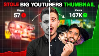 I stole big gaming youtubers THUMBNAIL 🤔😁 and this happened 😱😨 [upl. by Hamlin]