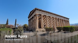 4K Greece Athens  Ancient AgoraTemple of Hephaestus 그리스 아테네 고대 아고라헤파이토스 신전 [upl. by Haskins]