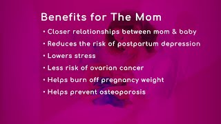 Benefits of Breastfeeding for Moms [upl. by Ecidnarb861]