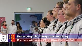 VTW2016 Siebenbürgische Tanzgruppe Augsburg  Kürtanz quotOnder de Lindequot [upl. by Ynaffik701]