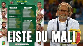 🇲🇱 LISTE du MALI pour AFFRONTER la MOZAMBIQUE et l’ESWATINI  Qualification CAN 2025 [upl. by Still89]