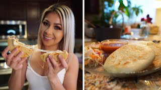 HOW TO MAKE PUPUSAS CURTIDO Y SALSA [upl. by Esther]