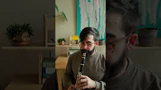 Multiphonic Descending Sequence on Solo Clarinet from quotLake Heritagequot 2022 shorts [upl. by Lavella]