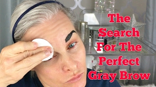 The Quest For The Perfect Gray Brow Tint [upl. by Liryc]