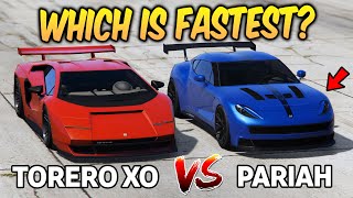 GTA 5 ONLINE  TORERO XO VS PARIAH WHICH IS FASTEST [upl. by Petua56]