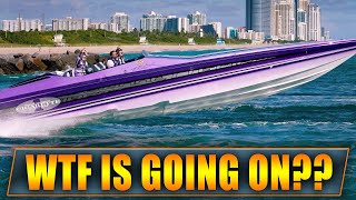 ULTIMATE POWERBOAT MADNESS AT HAULOVER INLET   BOATS HITTING 100 MPH   WAVY BOATS [upl. by Pasia]