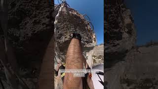 Épuisé sur la section ED de la via ferrata dOrnans vidéo 22 ça finit bien viaferrata [upl. by Einej]